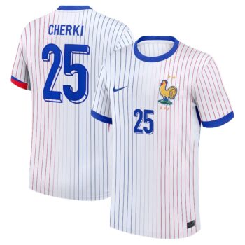 Maillot Enfant Equipe de France Exterieur 2024 2025 Cherki