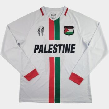Maillot FC Palestine 2025 Blanc Manches Longues