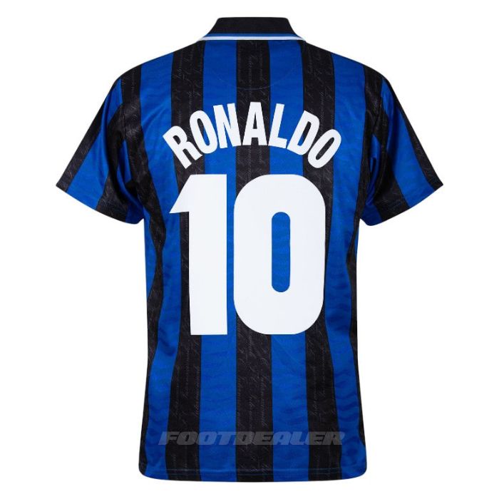 Maillot Retro Vintage Inter Milan Domicile 1997 1998 Ronaldo – Image 2