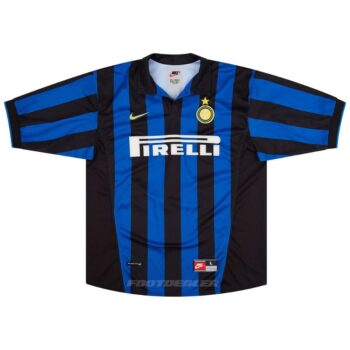Alternative view of Maillot Inter Milan Domicile 1998 1999 Ronaldo
