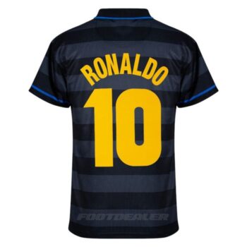Alternative view of Maillot Retro Vintage Inter Milan Exterieur 1997 1998 Ronaldo