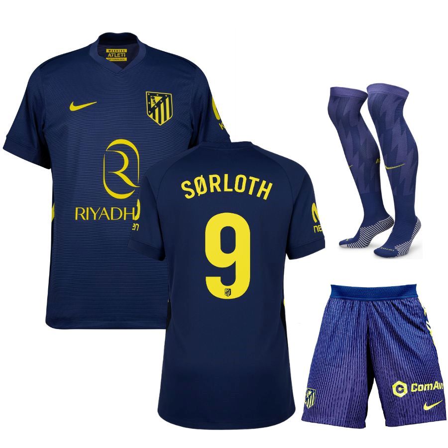 Maillot Kit Enfant Atletico Madrid Exterieur 2025 2026 Sorloth