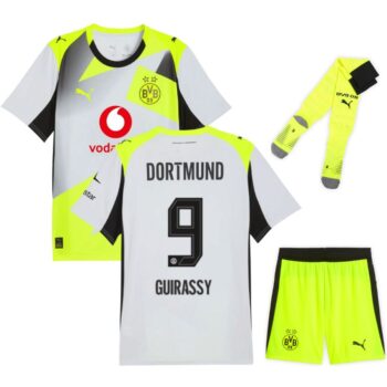 Maillot Kit Enfant BVB Dortmund Exterieur 2025 2026 Guirassy