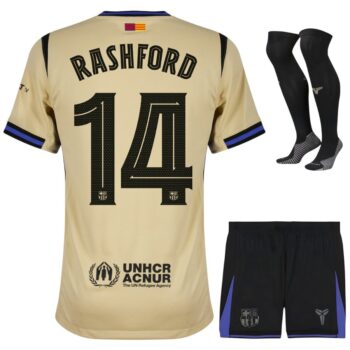 Maillot Kit Enfant Barca Exterieur 2025 2026 Rashford