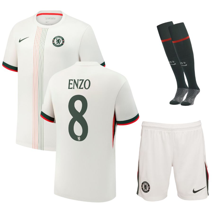 Maillot Kit Enfant Chelsea Exterieur 2025 2026 Enzo