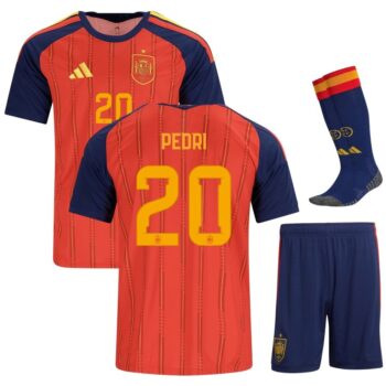 Maillot Kit Enfant Espagne Domicile 2026 2027 Pedri