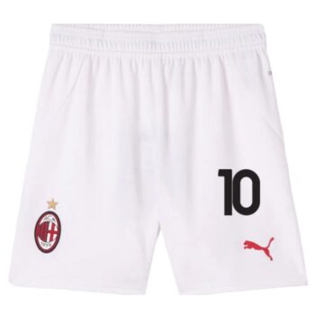 Maillot Kit Enfant Milan AC Domicile 2024 2025 Rafa Leão Blanc – Image 4
