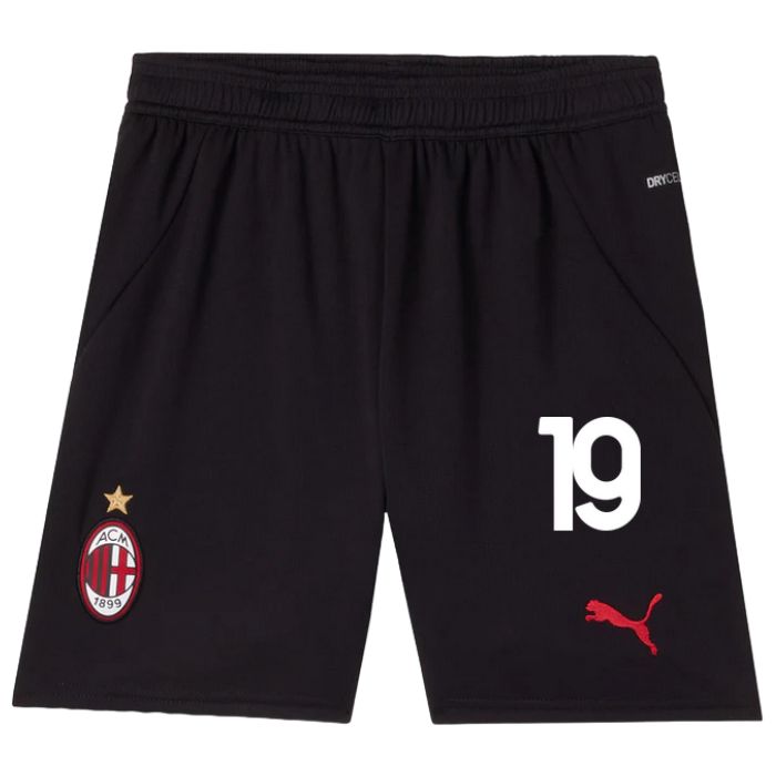 Maillot Kit Enfant Milan AC Domicile 2024 2025 Morata Noir – Image 4