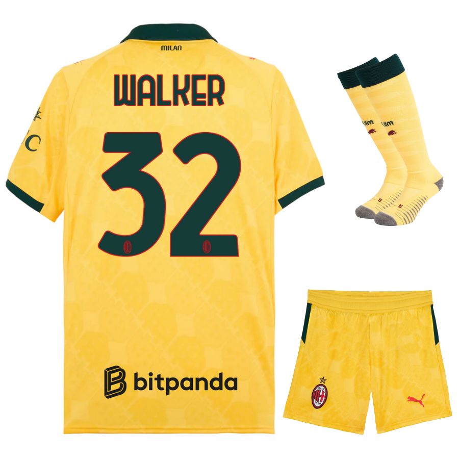 Maillot Kit Enfant Milan AC Third 2025 2026 Walker