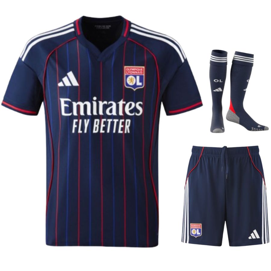 Maillot Kit Enfant OL Exterieur 2025 2026