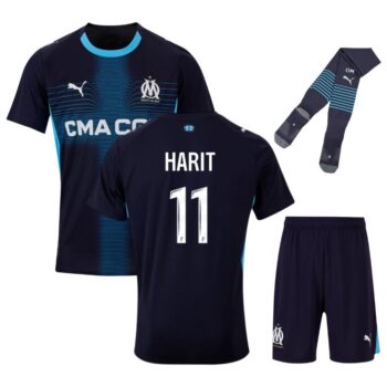 Maillot Kit Enfant OM Exterieur 2025 2026 Harit