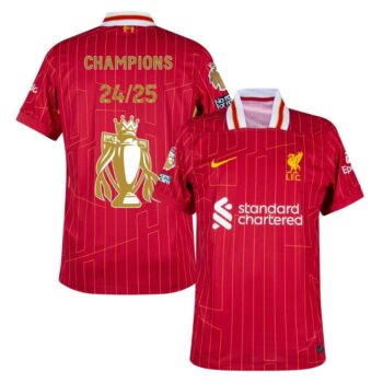 Maillot Enfant Liverpool Domicile 2024 2025 Winners Trophy