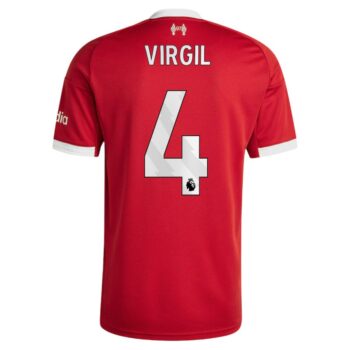Alternative view of Maillot Liverpool Domicile 2025 2026 Virgil