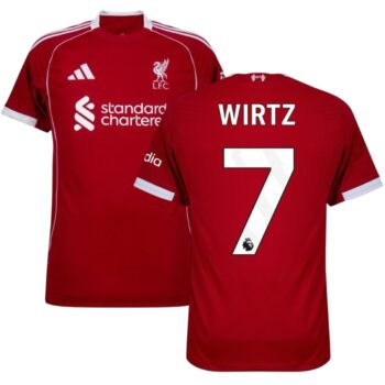 Alternative view of Maillot Kit Enfant Liverpool Domicile 2025 2026 Wirtz
