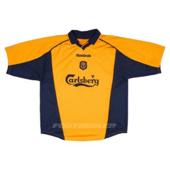 Alternative view of Maillot Liverpool Exterieur 2000 2001 Gerrard