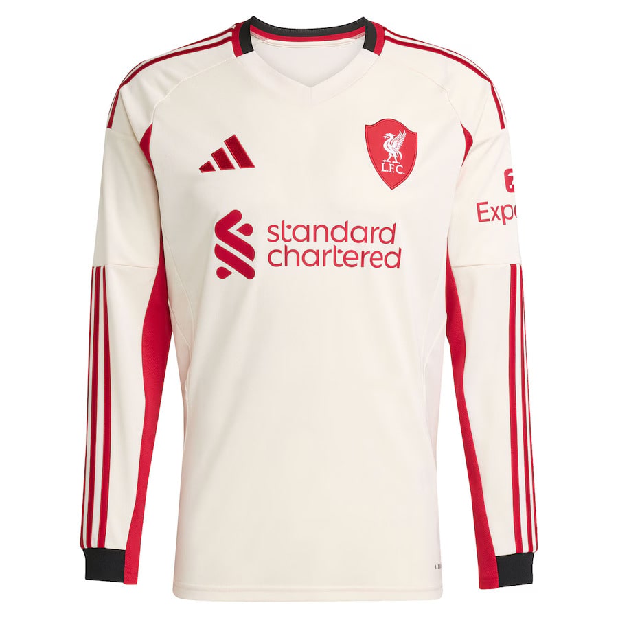 Maillot Liverpool Exterieur 2025 2026 Manches Longues