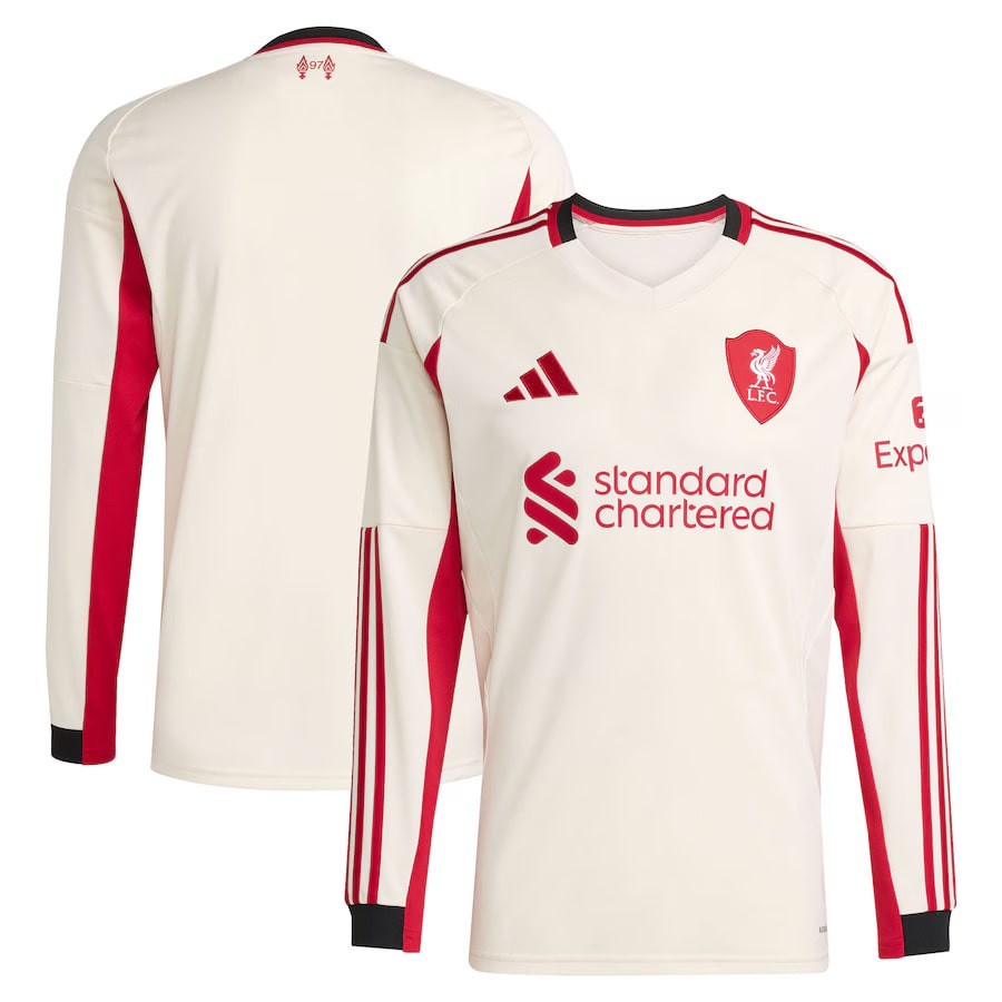 Maillot Liverpool Exterieur 2025 2026 Manches Longues – Image 3