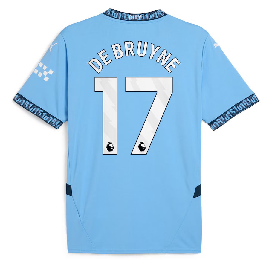 Maillot Kit Enfant Manchester City Domicile 2024 2025 De Bruyne – Image 2