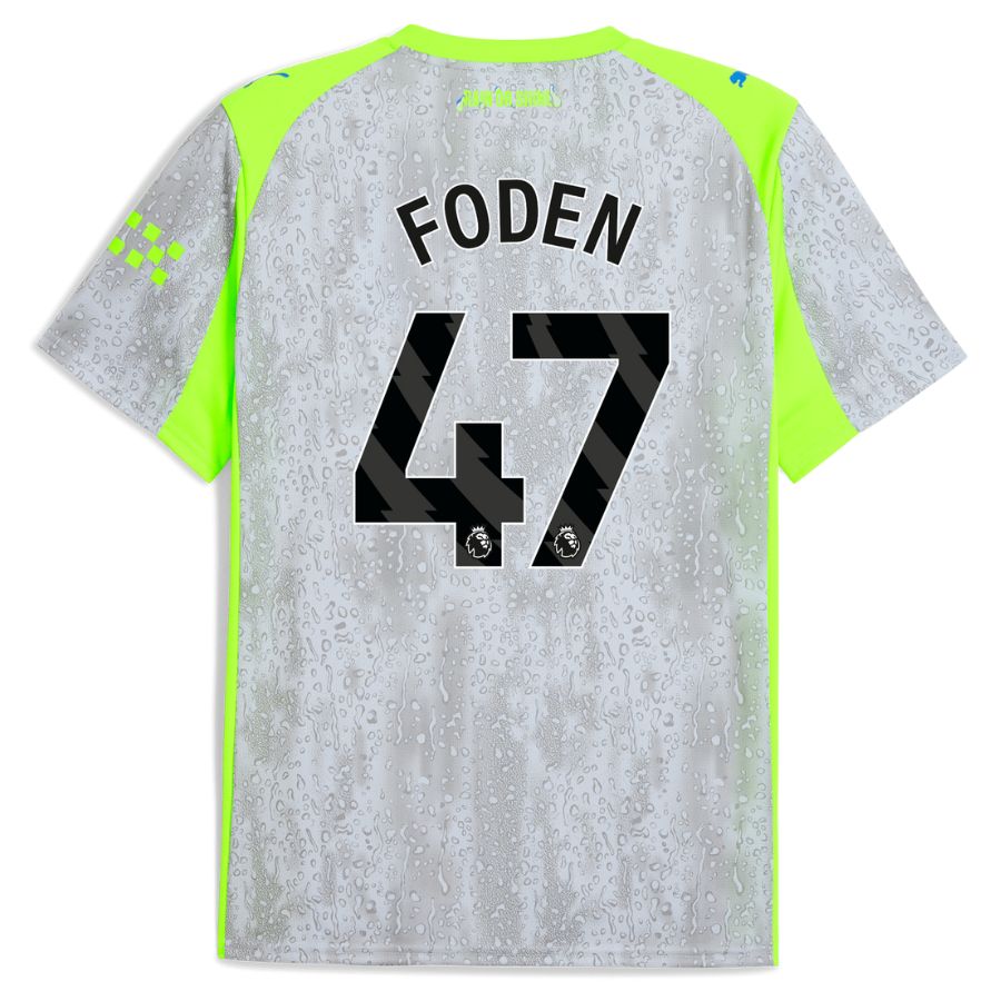 Maillot Kit Enfant Manchester City Third 2025 2026 Foden – Image 2