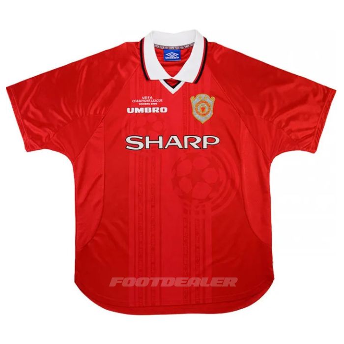 Maillot Manchester United Domicile 1999 2000 Beckham – Image 2
