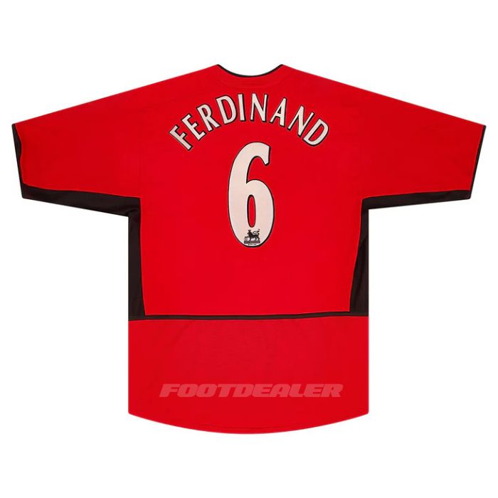 Maillot Manchester United Domicile 2002 2004 Ferdinand