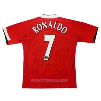 Maillot Manchester United Domicile 2004 2006 Ronaldo