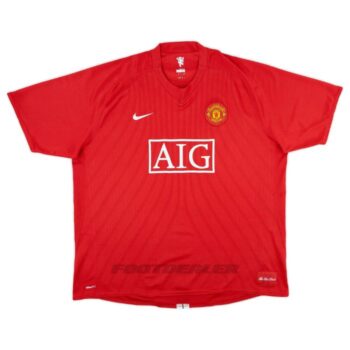 Alternative view of Maillot Manchester United Domicile 2007 2009 Ronaldo