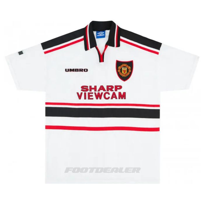 Maillot Manchester United Exterieur 1997 1999 Beckham – Image 2