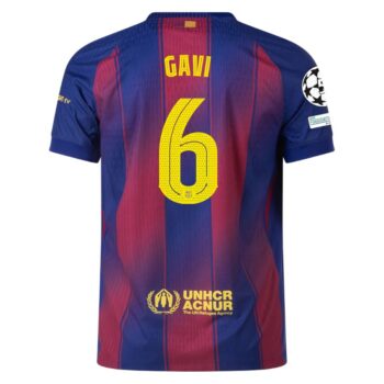 Alternative view of Maillot Match Barca Domicile 2025 2026 Gavi UCL