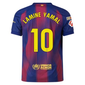 Alternative view of Maillot Match Barca Domicile 2025 2026 Lamine Yamal La Liga