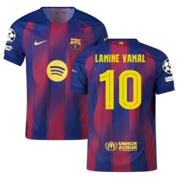 Maillot Match Barca Domicile 2025 2026 Lamine Yamal UCL