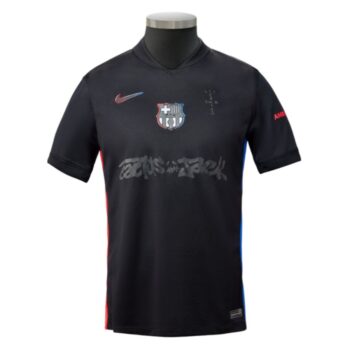 Alternative view of Maillot Kit Enfant Barca Exterieur 2024 2025 Travis Scott