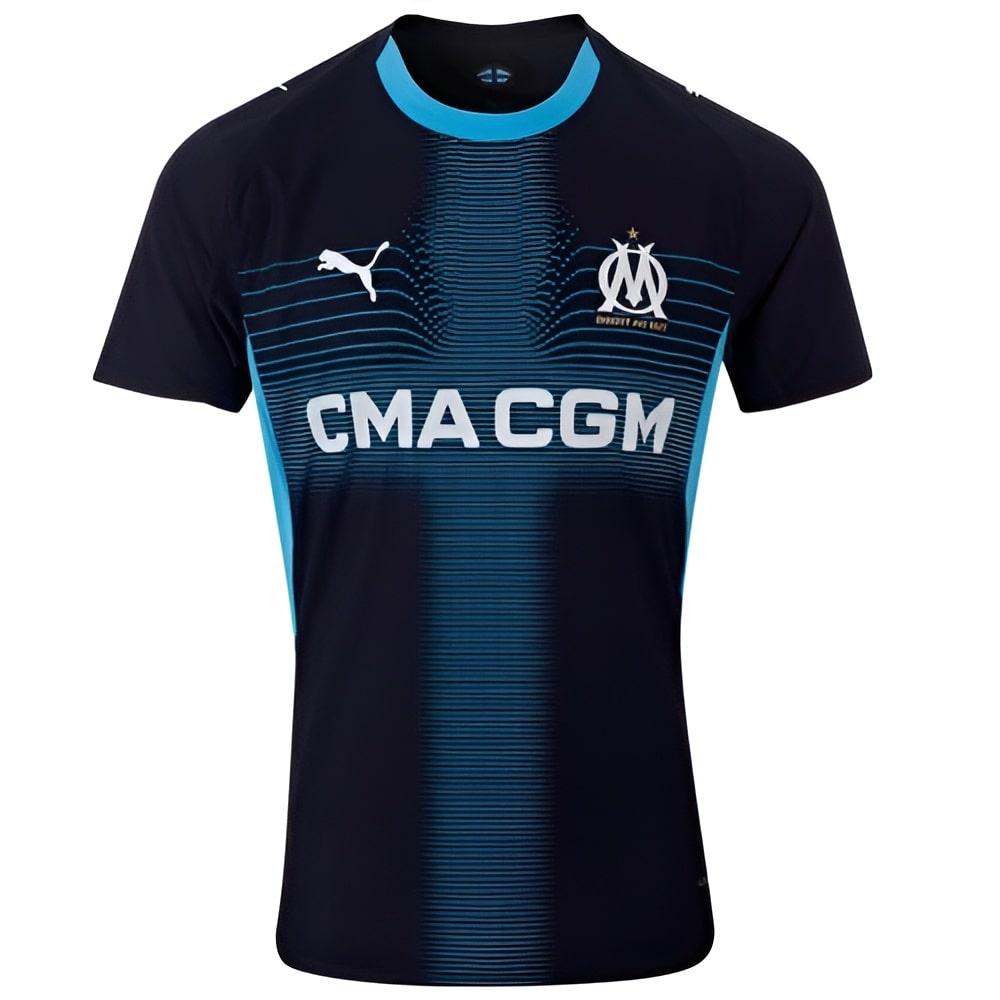 Maillot Kit Enfant OM Exterieur 2025 2026 Aubameyang – Image 3