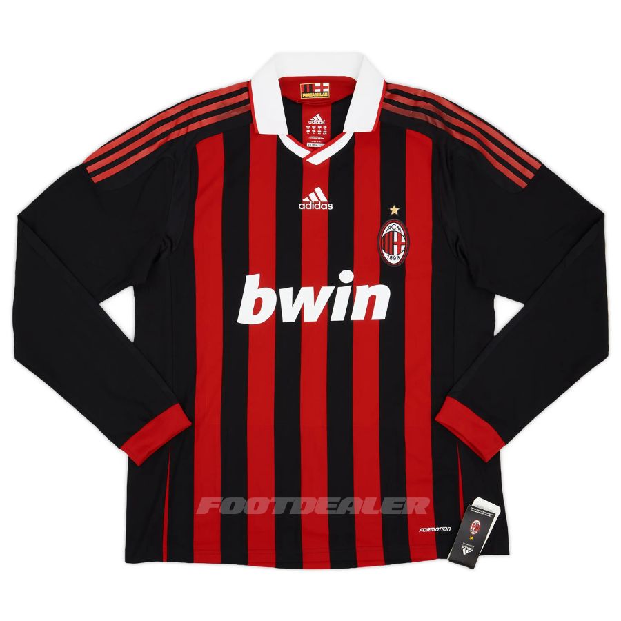 Maillot Milan AC Domicile 2008 2009 Beckham – Image 2