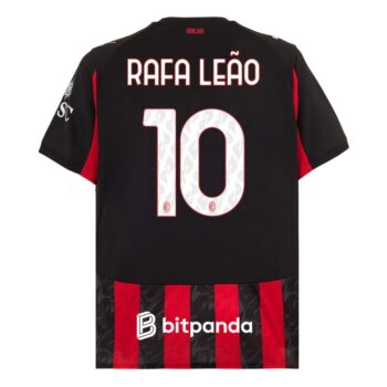 Alternative view of Maillot Kit Enfant Milan AC Domicile 2025 2026 Rafael Leao