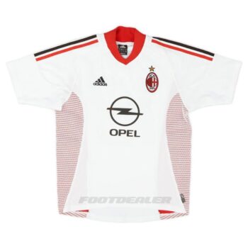 Alternative view of Maillot Milan AC Exterieur 2002 2003 Rivaldo
