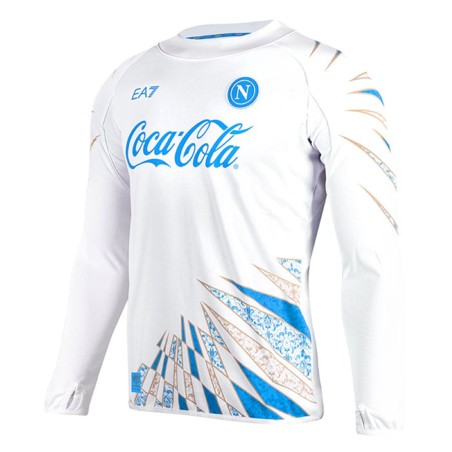 Maillot Naples Pre-Match 2025 2026 Manches longues – Image 2