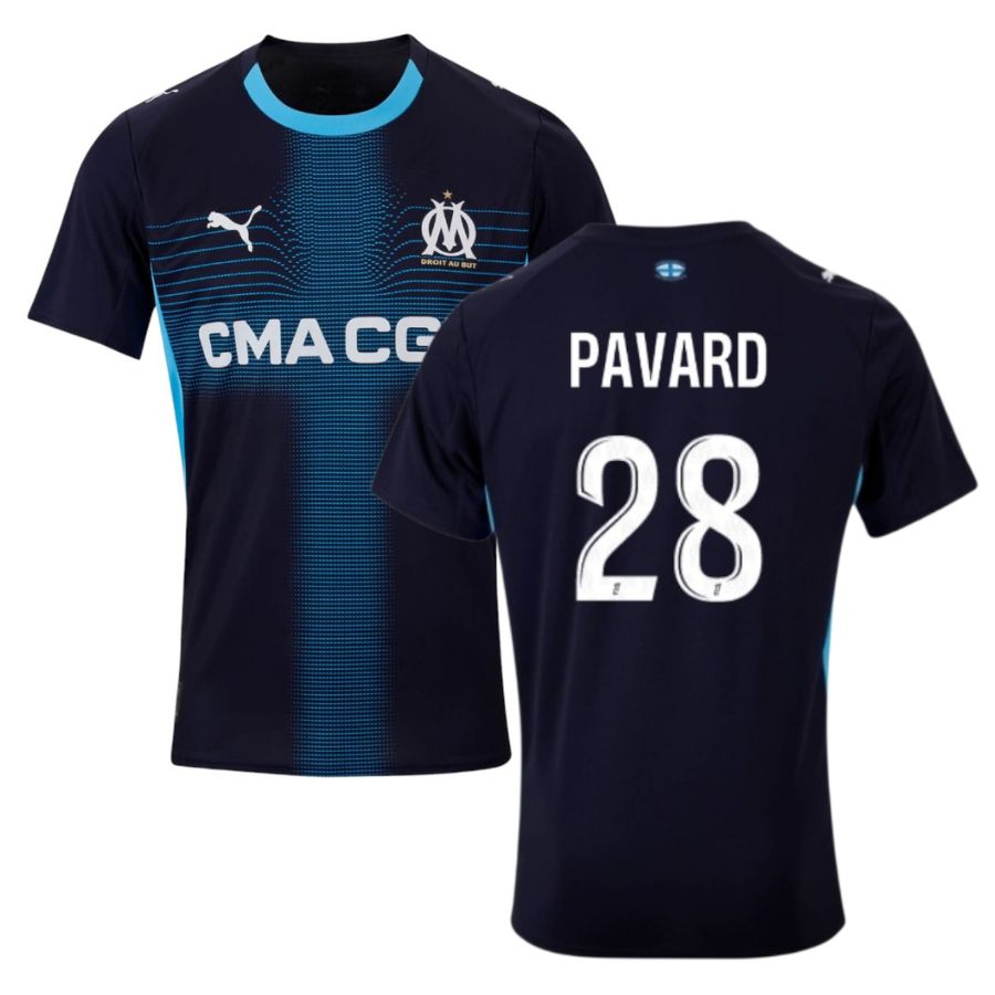 Maillot OM Exterieur 2025 2026 Pavard