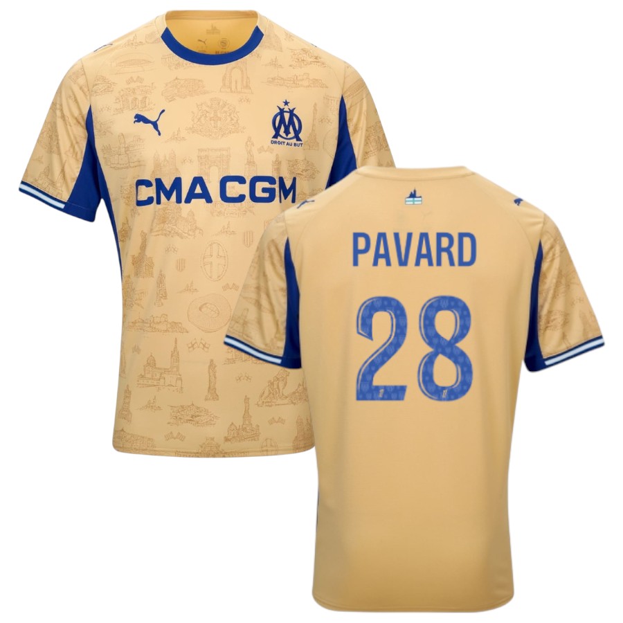 Maillot OM Fourth 2025 2026 Pavard