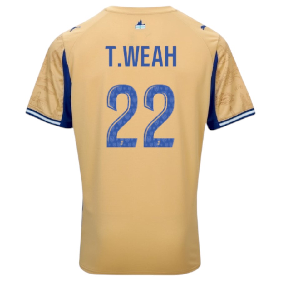 Maillot Kit Enfant OM Fourth 2025 2026 Weah – Image 2