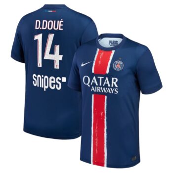 Maillot PSG Domicile 2024 2025 Désiré Doué 1 Etoile