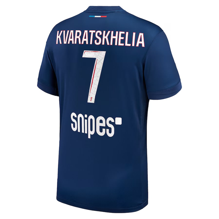 Maillot PSG Domicile 2024 2025 Kvaratskhelia 1 Etoile – Image 2