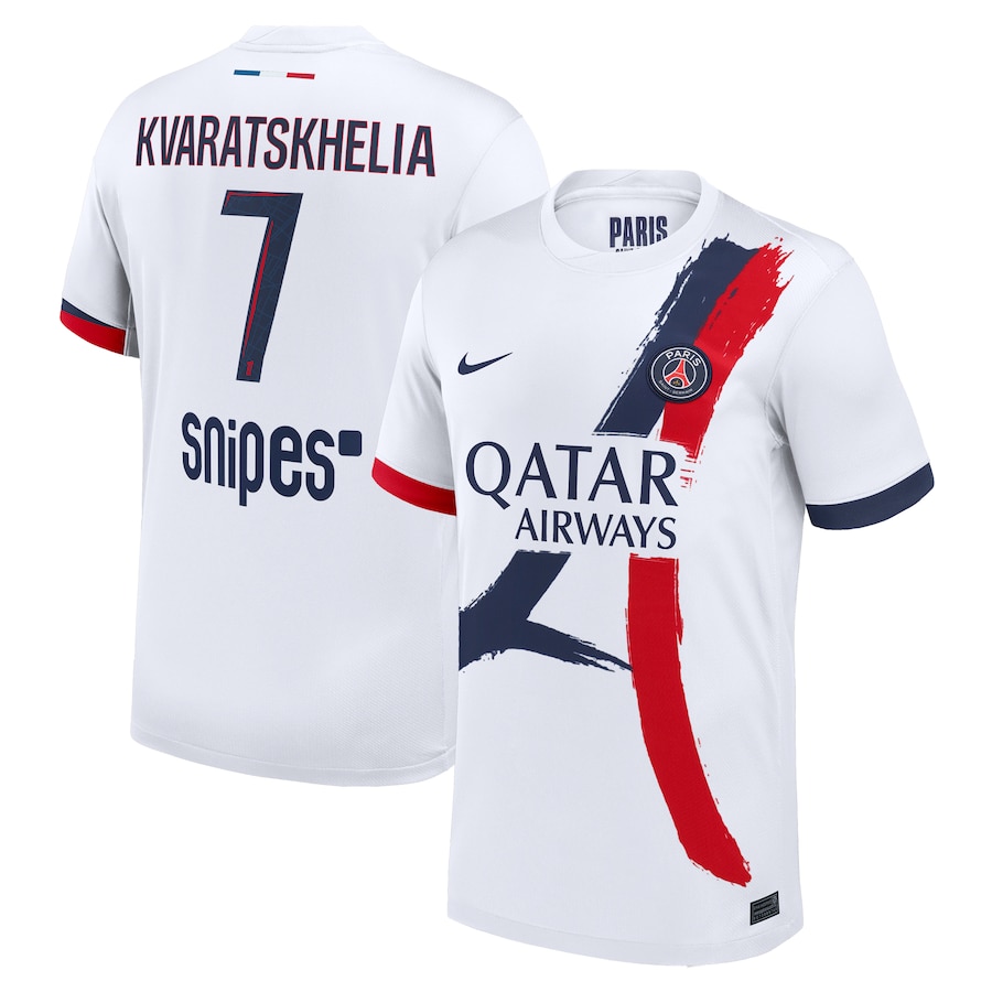 Maillot Kit Enfant PSG Exterieur 2025 2026 Kvaratskhelia – Image 2