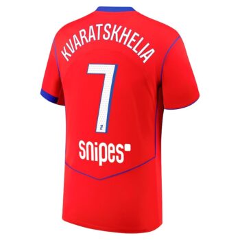 Alternative view of Maillot PSG Third 2025 2026 Kvaratskhelia