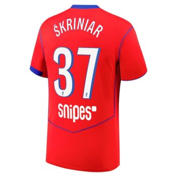Alternative view of Maillot PSG Third 2025 2026 Skriniar