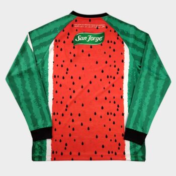 Alternative view of Maillot Palestine CL 2025 2026 Third Rouge Manches Longues