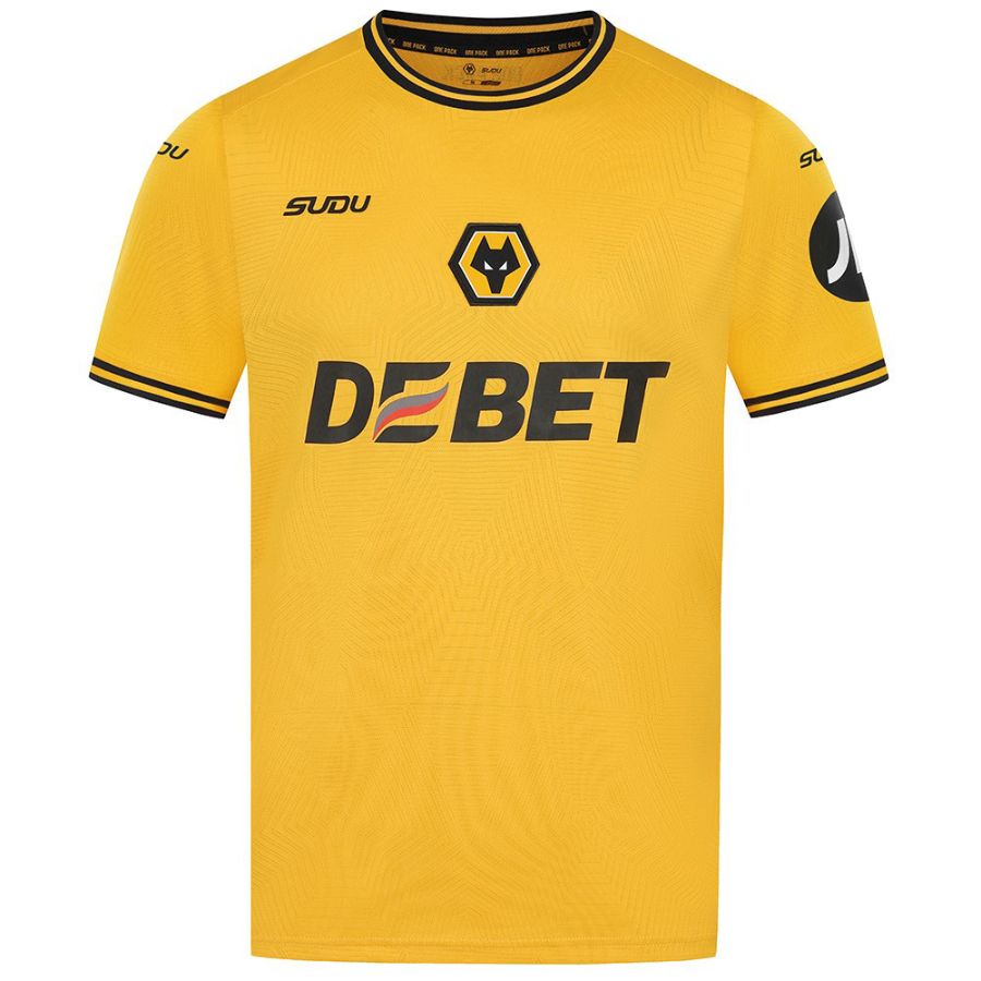 Maillot Kit Enfant Wolverhampton Domicile 2024 2025 Gold – Image 2