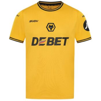 Alternative view of Maillot Kit Enfant Wolverhampton Domicile 2024 2025 Noir