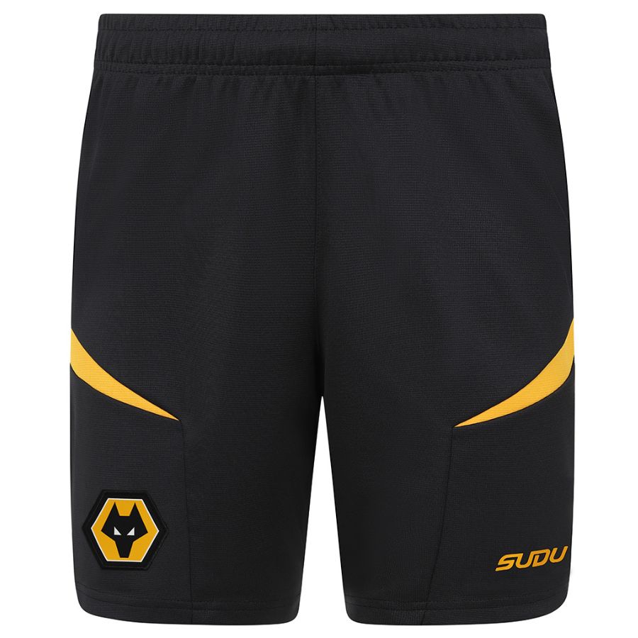 Maillot Kit Enfant Wolverhampton Domicile 2024 2025 Noir – Image 4