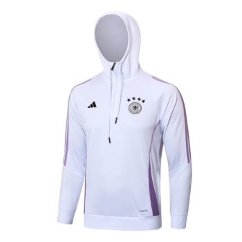 Alternative view of Survetement Allemagne Sweat 2024 2025 Blanc